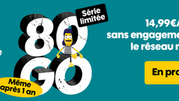 Bon plan : dernier jour pour le forfait Sosh 80Go à 14,99€ à vie !