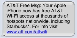 AT&T propose (pour de vrai) l'accès à ses hotspots WIFI