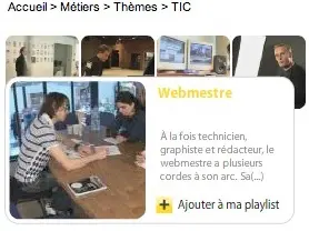 Trouve ton métier sur la web TV de l'Onisep