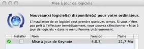 Mise à jour de Keynote