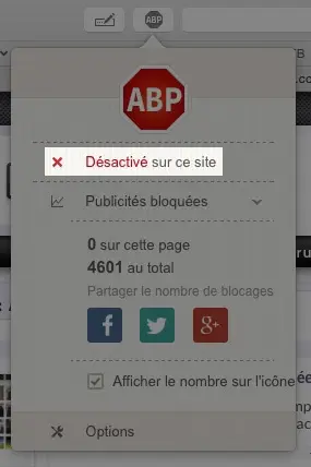 Comment désactiver AdBlock et les bloqueurs de publicité sur Mac4Ever (et ailleurs)