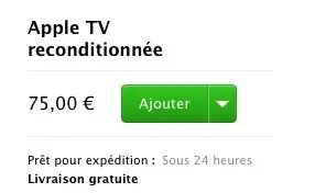 Refurb : l'Apple TV passe à 75€ et d'autres petites baisses de prix