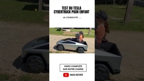 Conduire le Cybertruck Tesla version enfant !😎