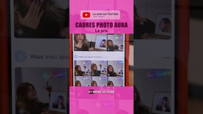 ✨ Le prix du cadre photo Aura ?