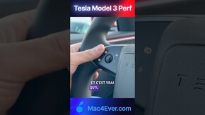 Plus de commodo de clignotant sur la Tesla Model 3 Performance, utiles ?#tesla #model3 #performance