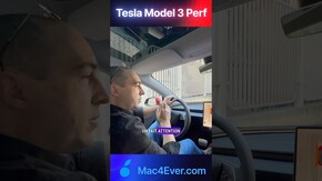 Pas très urbaine mais super confortable cette Tesla Model 3 Performance !#tesla #model3 #performance