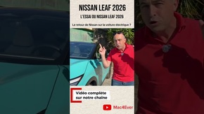 Nouvelle vidéo ! On teste la Nissan LEAF 2026 🚙