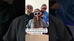 Et vous vous avez hâte ? 🤩 #Macbook #macbookpro #ecrantactile #trend
