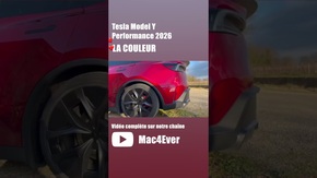 La couleur du Tesla Model Y Performance est juste sublime😍