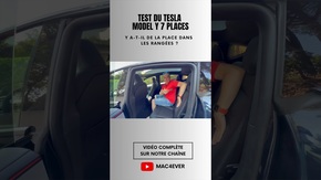 Alors, y a assez de place dans ce Tesla Model Y 7 places ?