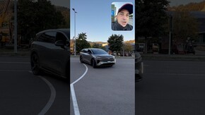 Aujourd’hui, mon taxi @simplement.julien vient me chercher en #lucidgravity ! @lucidmotors #lucid