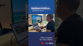 #macbookairm5 ou #macbookneo ? Découvrez pour lequel j’ai craqué #test #review