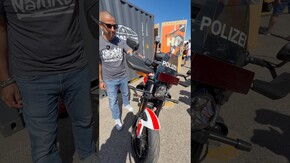 Enfin une moto de police pour Driss ! Livewire présentait une déclinaison pour la police de Zurich