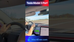 La Tesla Model 3 Performance, un vrai dragster ! #tesla #model3 #performance #ev #ve #auto