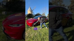 On teste la nouvelle Tesla Model 3 Performance 2024 #tesla #teslamodel3 #voitureelectrique #essaie