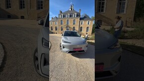 Le nouveau #geelyE5 en essai en #bretagne ! @GeelyAutoGlobal #voitureelectrique