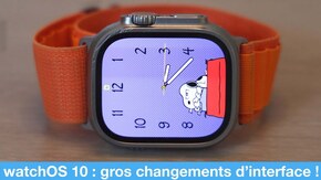 watchOS 10 : gros changements d'interface ! (Et Snoopy !)