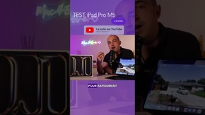 Le nouvel iPad Pro M5 : un écran qui impressionne et des performances qui suivent. 🚀