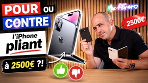 Pour ou contre l'iPhone pliant ?