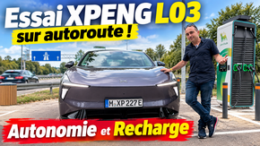 Essai Xpeng L03 sur autoroute : autonomie, conduite autonome et recharge, la bonne surprise ?