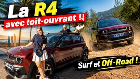 Essai Renault 4 "Plein Sud" : toit ouvrant, surf et off-road... plus cool que la R5 ?