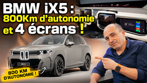 BMW iX5 : 845Km d'autonomie et 4 écrans ! (présentation vidéo inédite !)