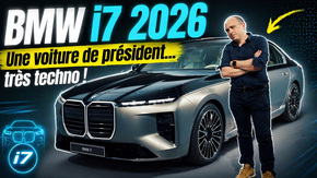 Inédit ! A bord de la luxueuse BMW i7 : un écran 8K et 700 km d'autonomie !