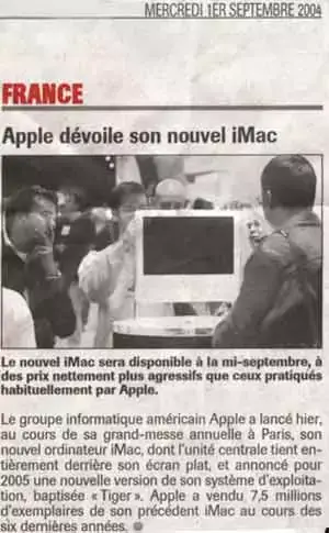 L'iMac en force