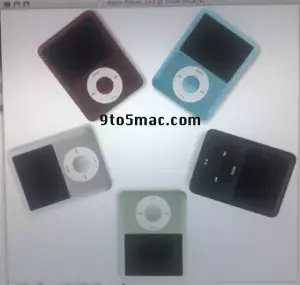 La photo des nouveaux iPod nano ?