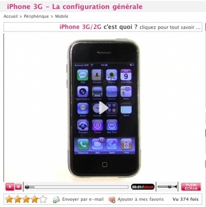 Tutoriels vidéos pour iPhone