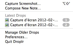 Droplr débarque sur le Mac App Store et est gratuit
