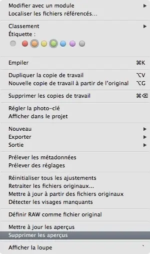 Astuce Aperture : réduisez la taille de votre bibliothèque