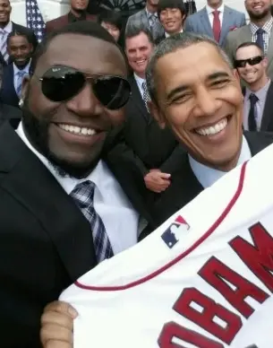 Un selfie avec Obama et une star de baseball, joli coup de pub pour Samsung