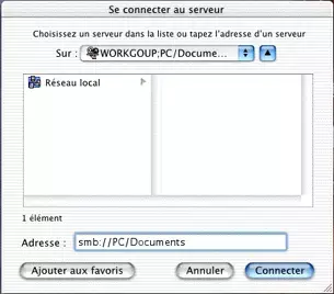 Réseau Mac/PC avec Samba