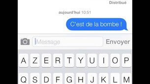 iOS 7 : l'effet d'envoi des messages change avec la beta 2