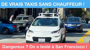 DANGEREUX ? On a testé un vrai TAXI SANS CHAUFFEUR à San Francisco !