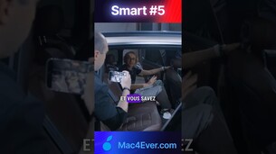 On est très bien installé à l’arrière de cette Smart #5 ! #smart #hashtag5 #smart5