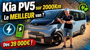 Essai Kia PV5 sur 2000 Km : à 39 650€, le MEILLEUR van électrique ?