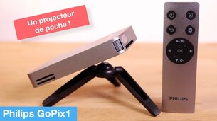 Test du mini projecteur GoPix 1 de Philips (Il tient dans la poche !)