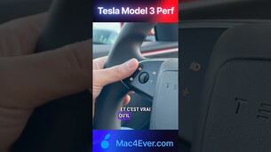 Plus de commodo de clignotant sur la Tesla Model 3 Performance, utiles ?#tesla #model3 #performance