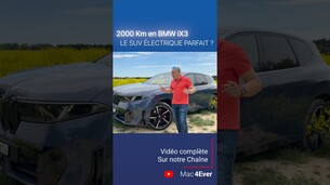 On a testé le nouveau BMW iX3 100 % électrique ! Retrouver la vidéo complète sur la chaîne !￼