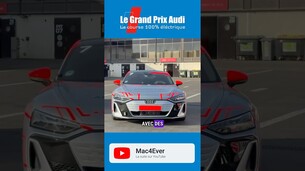 Le grand prix Audi en RS E-TRON ! #course #ev #voitureelectrique #audi #rsetrongt