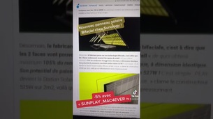Des panneaux solaires bifaciaux chez Sunology !