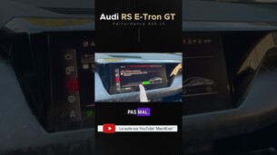 Des menus assez complets sur cette Audi RS E-Tron GT !#audi #auto #voitureelectrique #rsetrongt