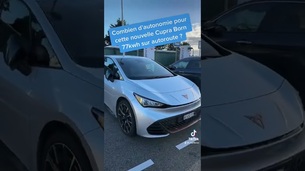 Combien d’autonomie sur autoroute en Cupra Born Vz ?