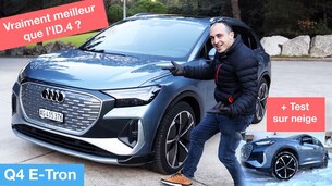 Essai Audi Q4 E-Tron :  ID.4 rebadgé ou véritable Audi ? (+ Test sur  neige !)
