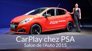 CarPlay chez Peugeot-Citroën-DS (PSA) - Genève 2015