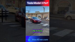 Pas très urbaine mais super confortable cette Tesla Model 3 Performance ! #tesla #model3