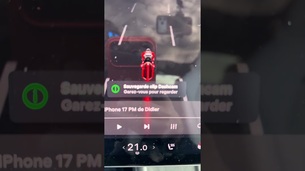 Savais-tu que Tesla avait une fonction dashcam très intelligente ? #tesla #camera #dashcam