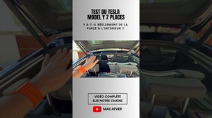 Y a-t-il vraiment de la place à l’intérieur de cette Tesla Model Y ?🤯